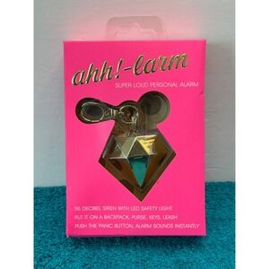 Blingsting Ahh!-Larm Gold Diamond Personal Alarm 115dB Siren LED Light AL2 GLDG